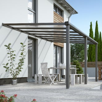 Pergola aluminium design toit polycarbonate - MALLORCA