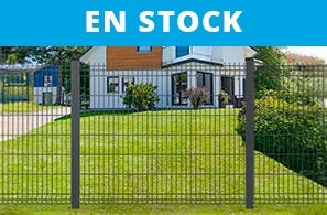 Cloture en aluminium en stock