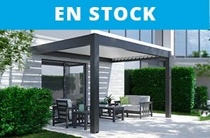 Pergolas aluminium en stock